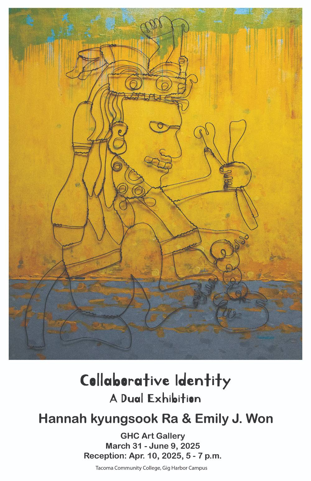 Art reception flyer image